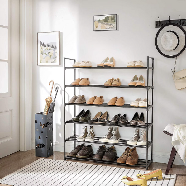 3-Tier Metal Shoe Rack – Fits 24–30 Pairs - Karrari