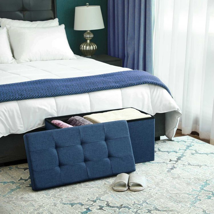 Folding Storage Ottoman Bench - Karrari