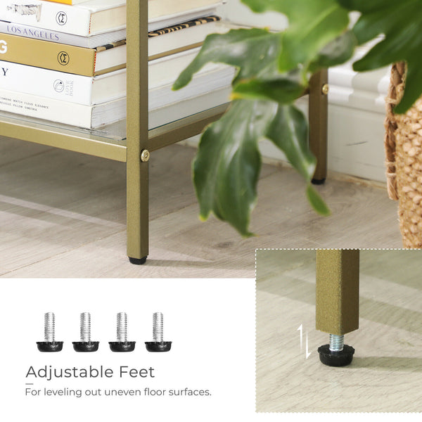 Gold Metal Frame Console Table - Karrari