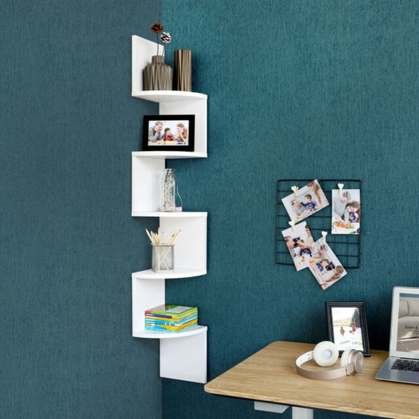 5-Tier Floating Corner Shelf - Karrari
