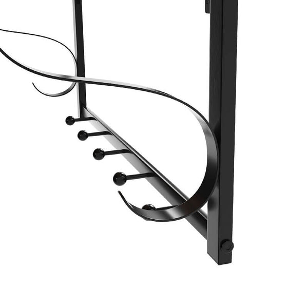 Wall-Mounted Coat Rack with Shelf & Hooks - Karrari